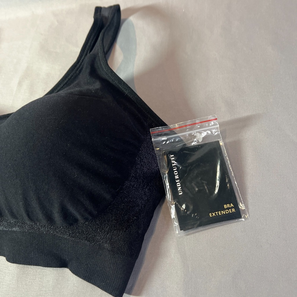 Underoutfit The Comfort Shaping Bra Womens 2XL Black Lightly Lined Seamless - Picture 2 of 8